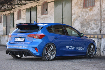 DIFUSOR TRASERO MAXTON EN NEGRO BRILLO PARA FORD FOCUS MK4 ST-LINE